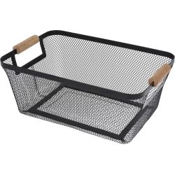 Grozs metāla 35.5x23x16cm melns