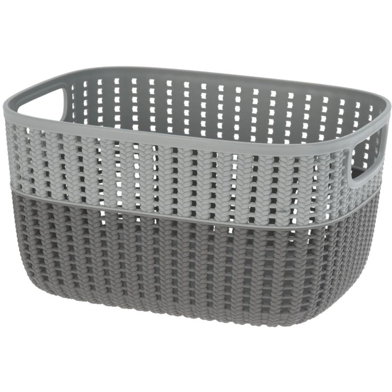 Groziņš plastma. 22x28x15cm 6.8l divtoņu