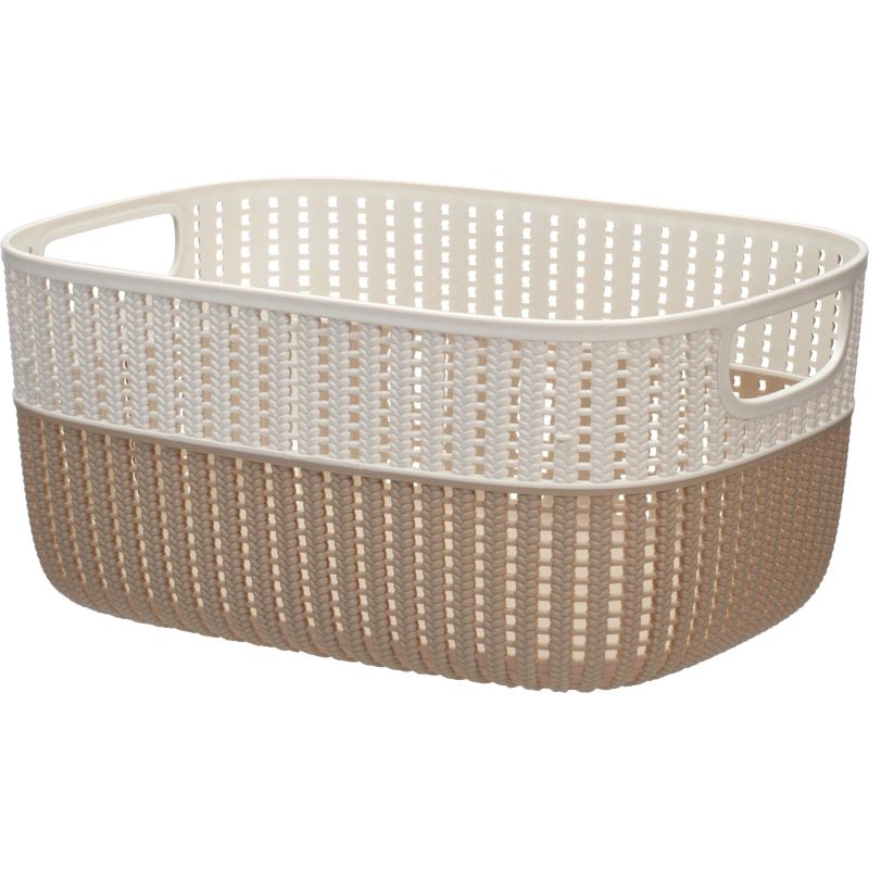 Groziņš plastma. 38x28x17cm 15l divtoņu