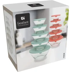 Beztaras pārtikas trauku komplekts CD0000080, 0.13 - 0.89 l