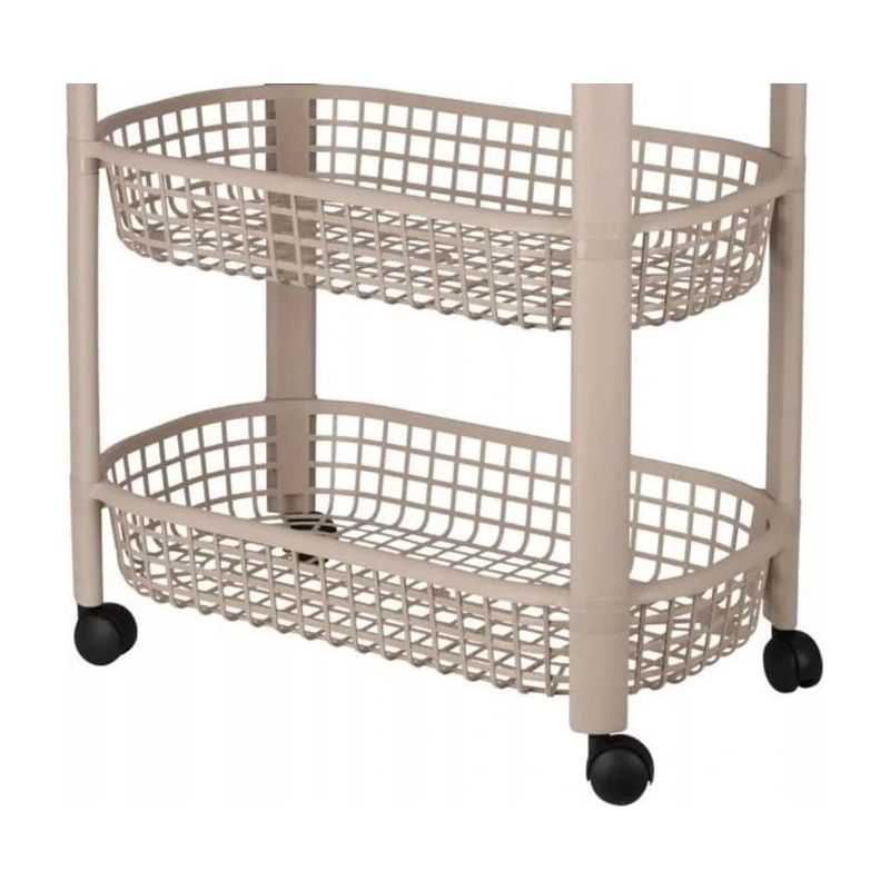 Virtuves ratiņi 46.5x26x78.8cm bēši