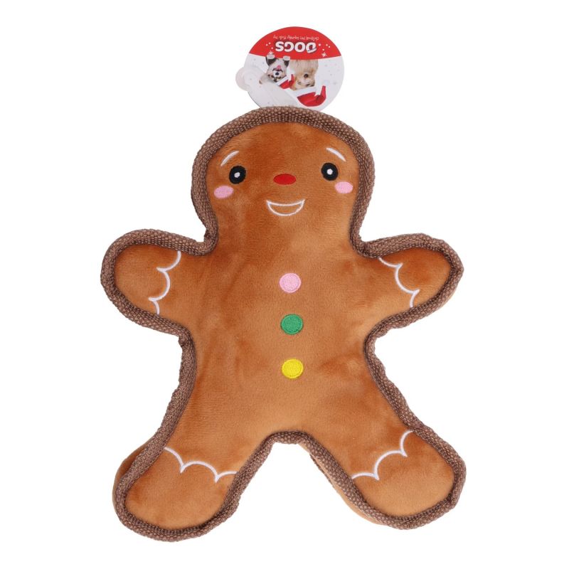 Plīša rotaļlieta sunim ziemassv. 25cm