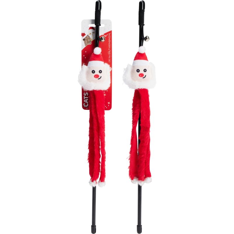 Rotaļlieta kaķim ziemassv.uz kociņa 45cm