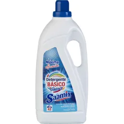 Saamix Basico šķidrais veļas mazgašanas līdzeklis baltai un krāsainai veļai 3.015L