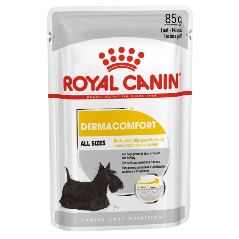 Konservi suņiem royalcanin dermaco 85g