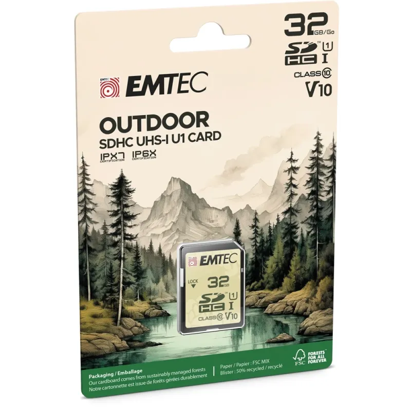 Emtec SDHC 32GB UHS-I U1 V10 Outdoor