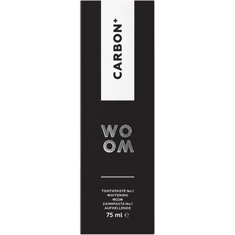 WOOM CARBON zobu pasta 75ml