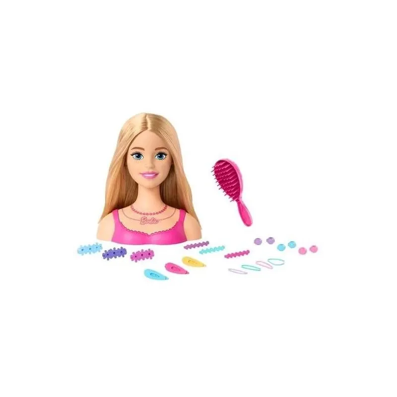 Lelles galva ar aksesuāriem Mattel Barbie Styling Head HMD88, daudzkrāsaina
