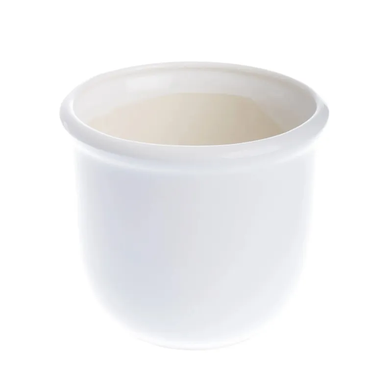 Puķu pods Banga 5001, keramika, balta krās.