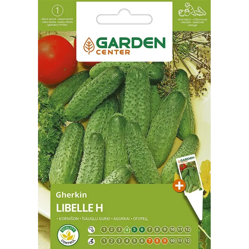 Sēklas Garden Center, gurķi Libelle H, 1 g