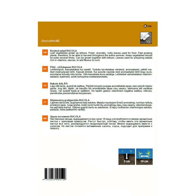 Sēklas sinepju rucola