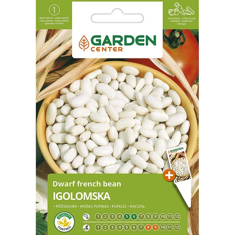 Sēklas Garden Center, pupiņas ,mazas, Igolomska, 8 g