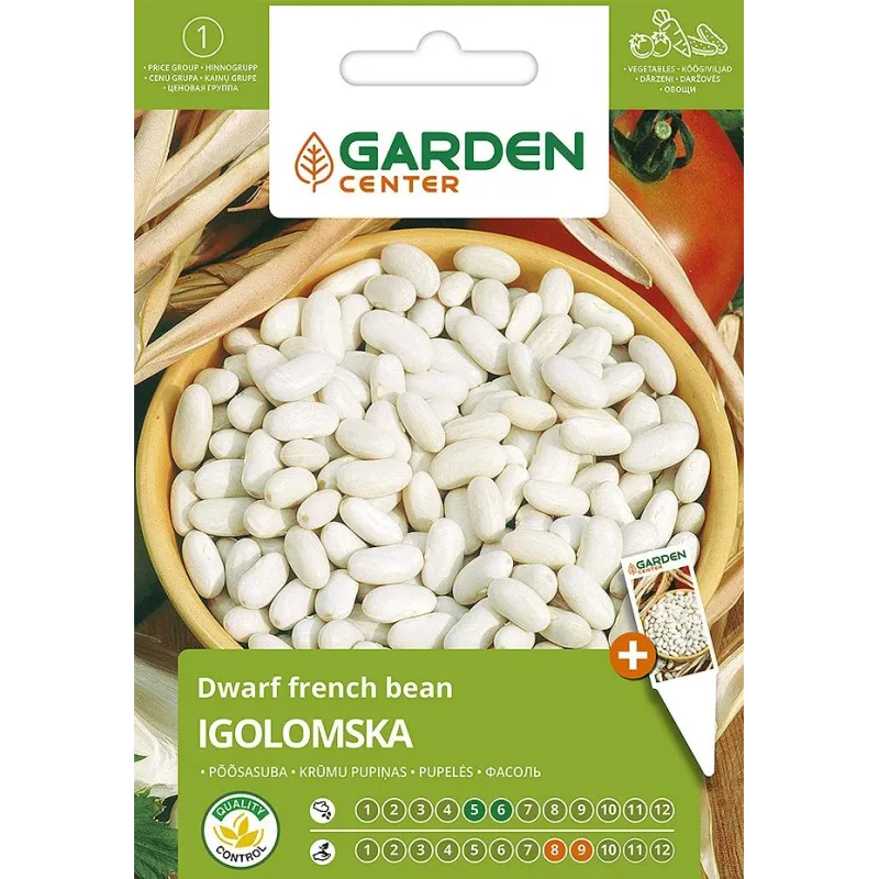 Sēklas Garden Center, pupiņas ,mazas, Igolomska, 8 g