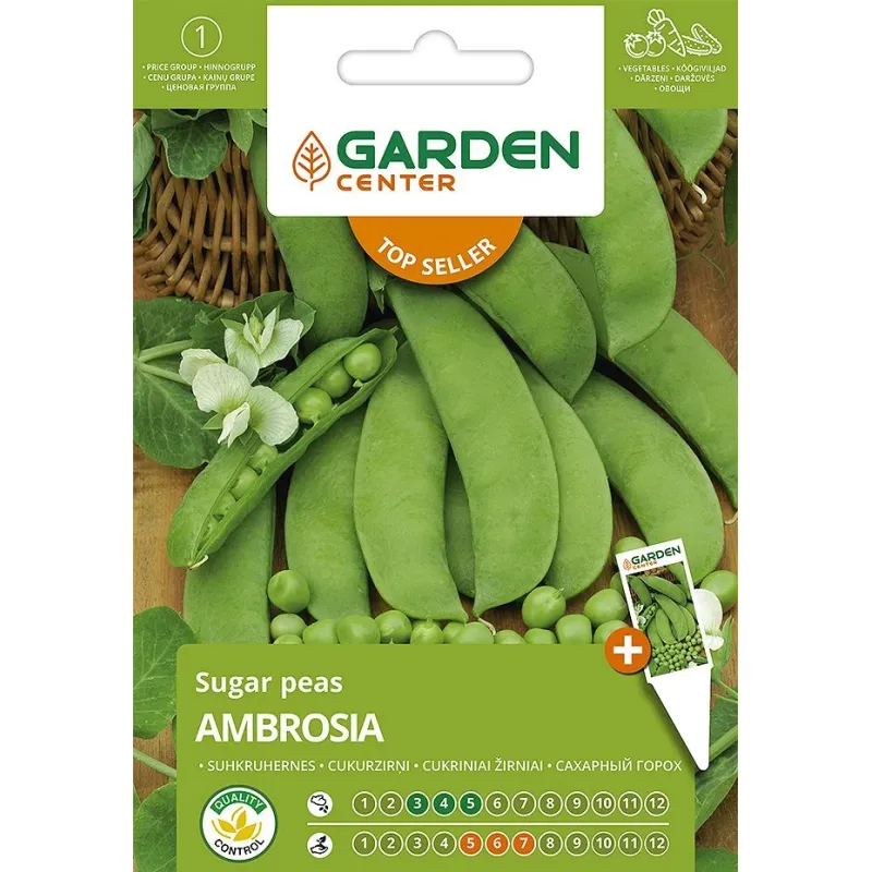 Sēklas Garden Center, zirņi Ambrosia, 10 g