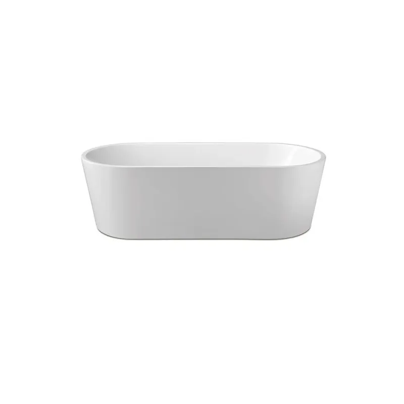 Vanna, brīvi novietots Masterjero Minos, 178 cm x 80 cm x 56 cm, ovāla, balta krās.