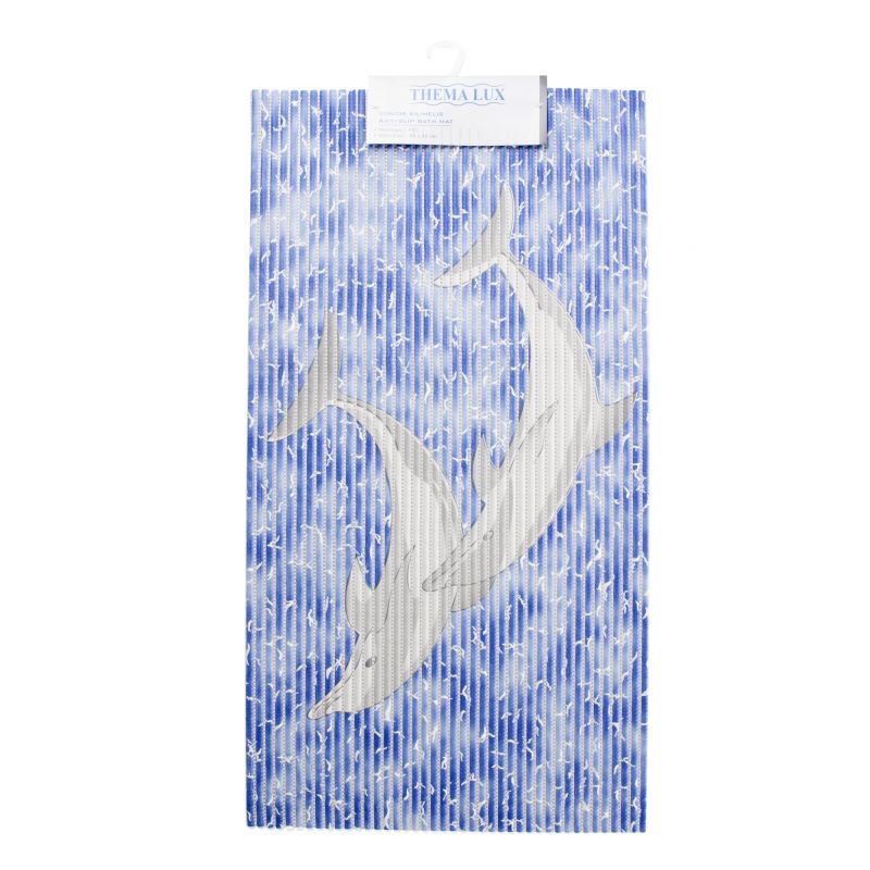 Paklājs vannas m13010 80x50cm zils