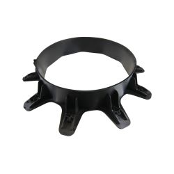 Murupiire Garden Center Flexible Lawn Edge, 100 cm x 8 cm x 4.5 cm, must v.