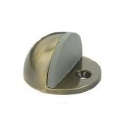 Uksestopper Haushalt DS013CC, 2.5 cm, DIA 4.5 cm, plastik-kumm-teras, messingi v.