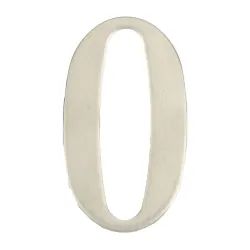 Durvju numurs 0 nerūsošais tērauds 62 mm