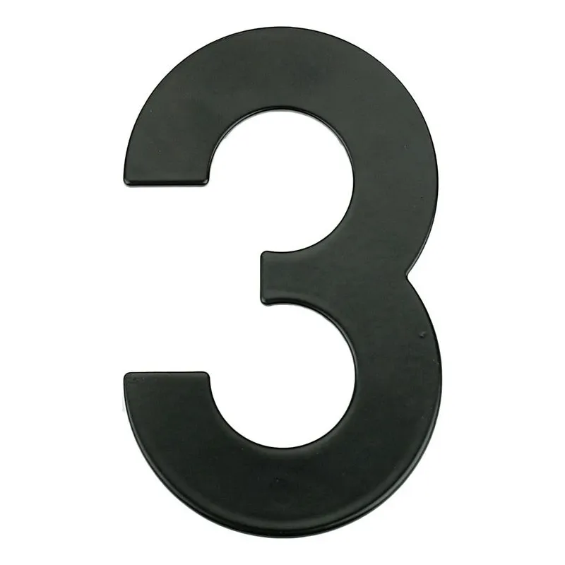 Numurs 3 melnā krāsā 145 mm