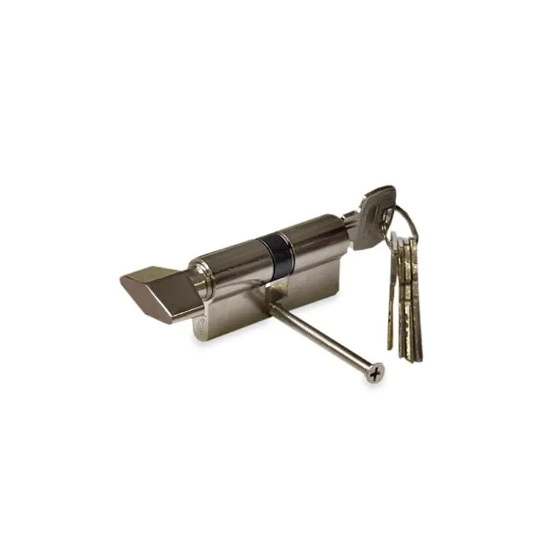 Slēdz. cil. 60 mm 30x30 mm hrom. 5 atsl.