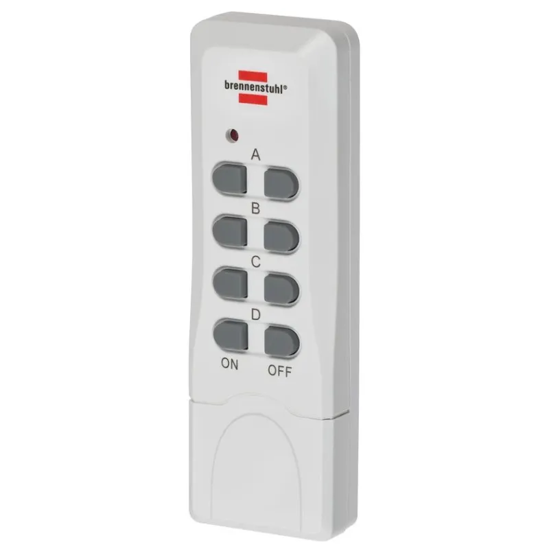 Ligzda Brennenstuhl 1507150, Iezemēta rozete, ar tālvadības pulti, IP20, balta, 2 gab.