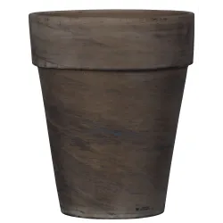 Lillepott Domoletti Basalt T-143-025-17, keraamiline, tumepruun v.