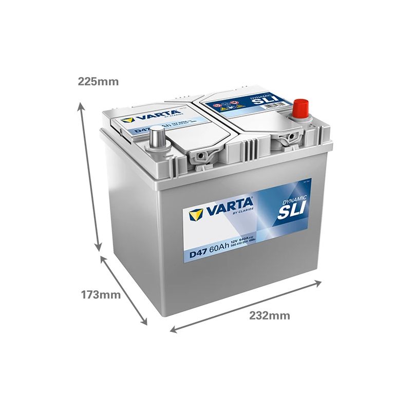 Akum varta bd 560410054 d47 60ah-540a