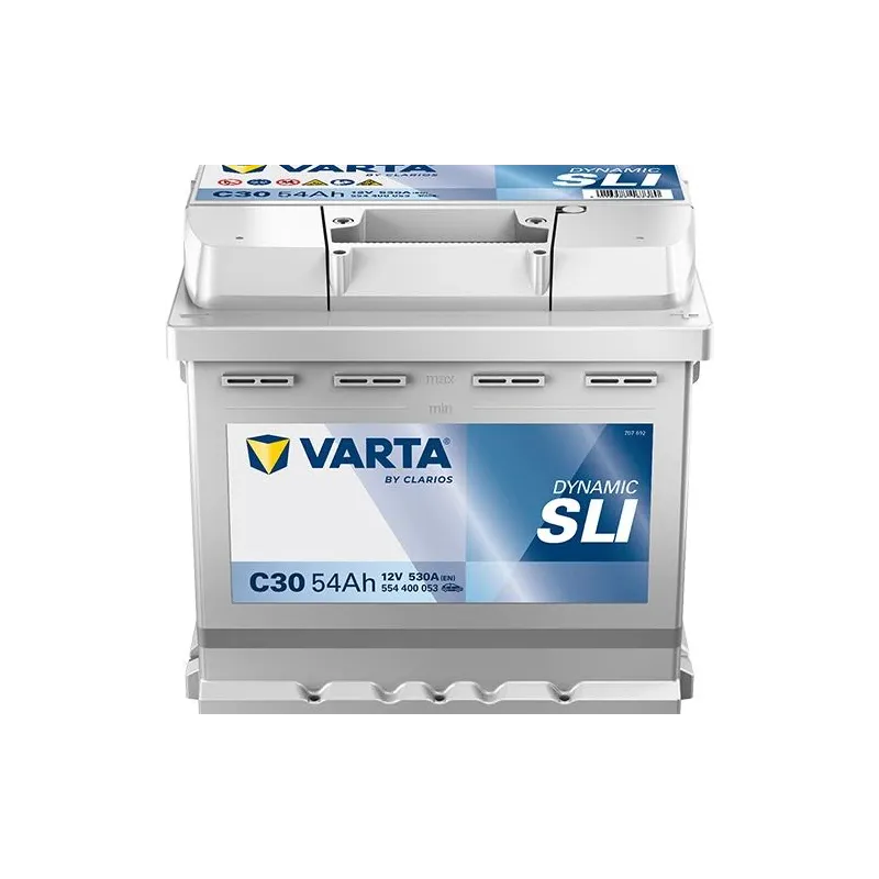 Akumulators Varta SLI C30, 12 V, 54 Ah, 530 A