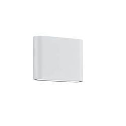 Āra lampa thames ii led 2x2,5w ip54 balt