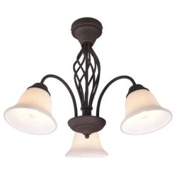 Griestu lampa rustica 3-gb e27 rūsas