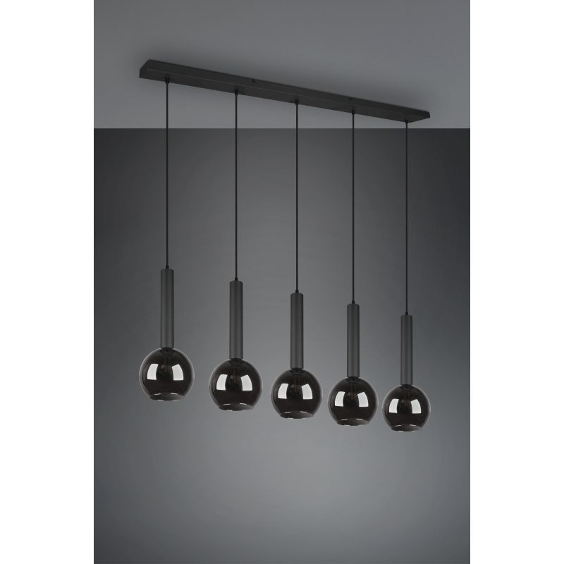 Šviestuvas kabinamas Trio Clayton 310300532, E27, 5 x 28 W