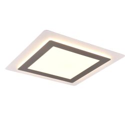 Led griestu lampa morgan 45x45cm bal met