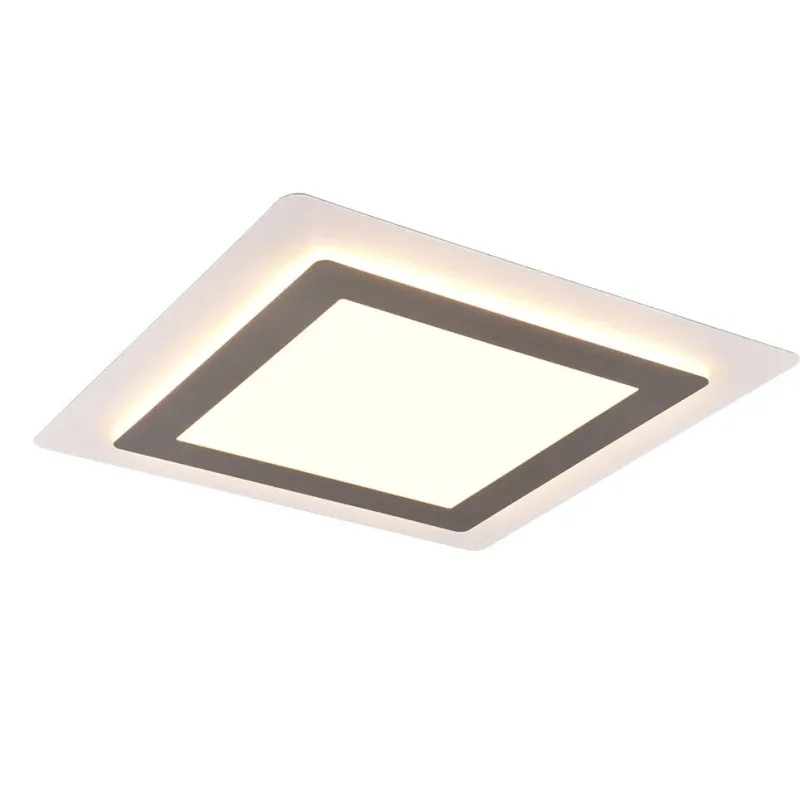 Led griestu lampa morgan 45x45cm bal met