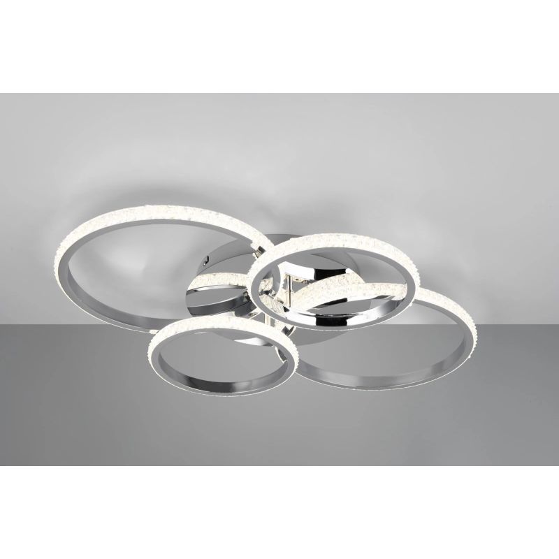 Lampa griestu cires led 4000k hromēta