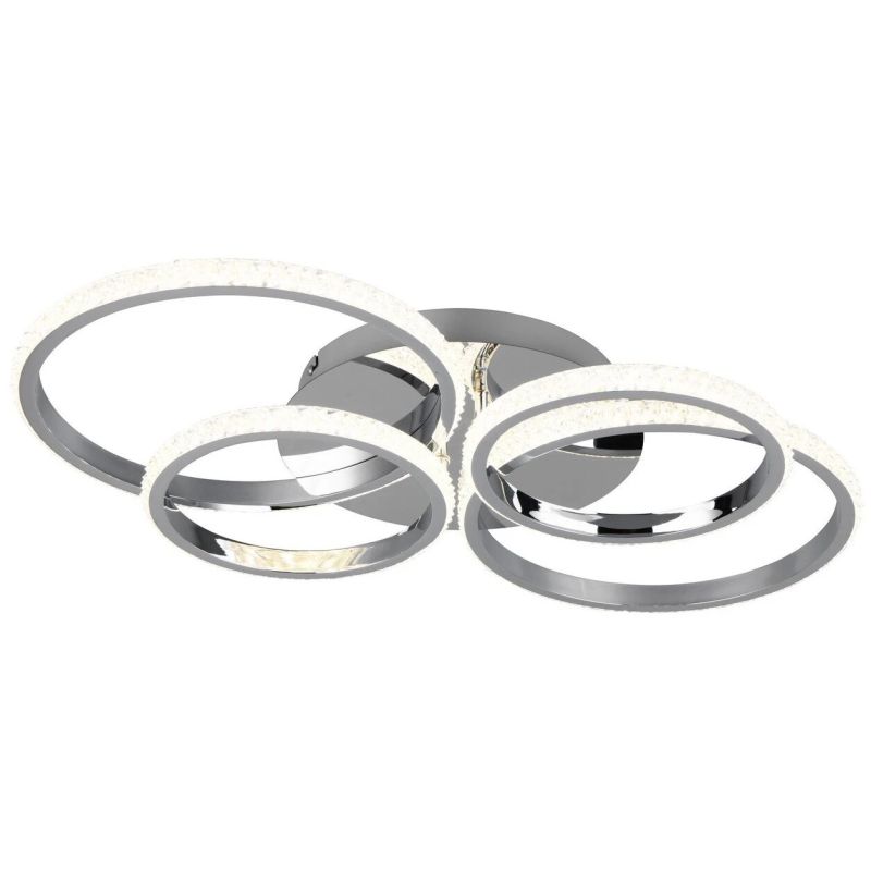 Lampa griestu cires led 4000k hromēta