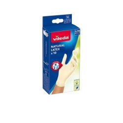 Cimdi vienr.vileda nat.latex10gab s-m