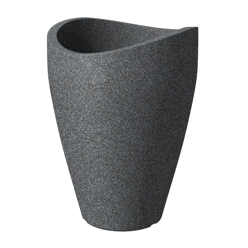 Puķu pods 254-40 schwarz-granit d40
