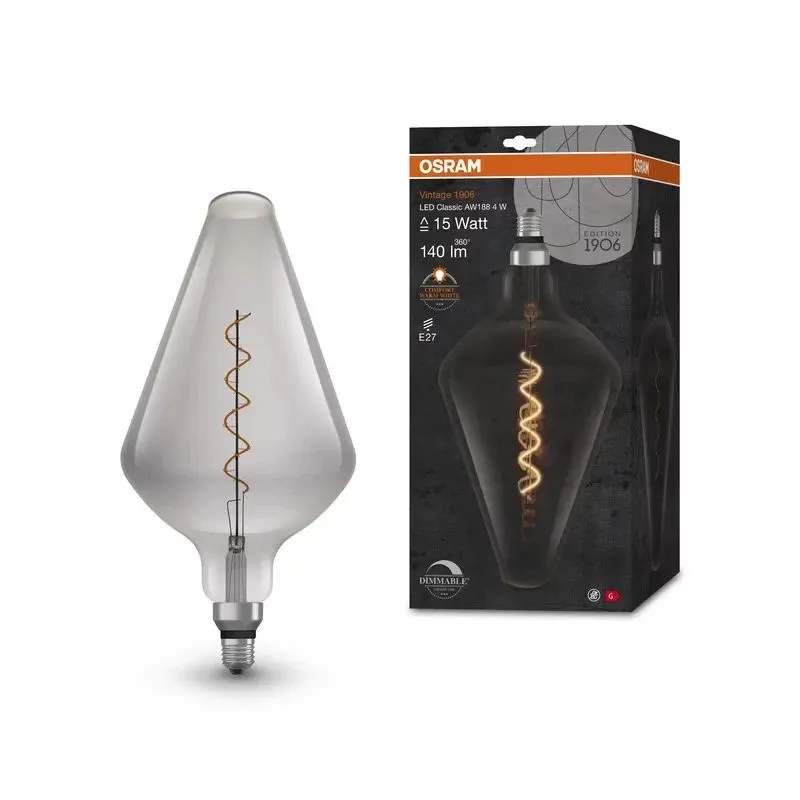 Spuldze Osram Vintage AWD15 LED, E27, silti balta, E27, 4 W, 140 lm