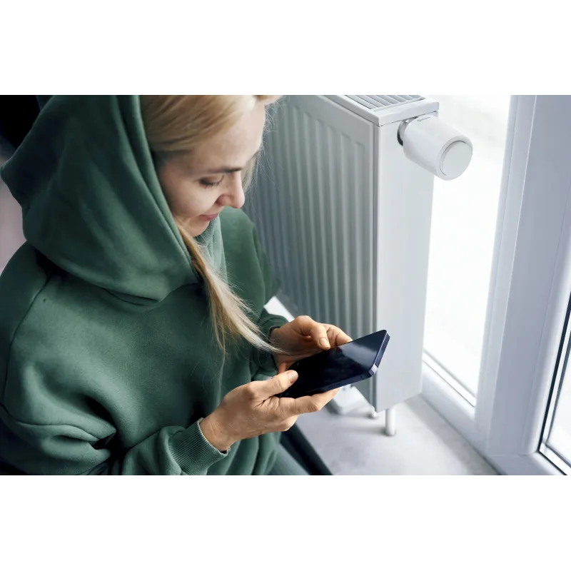 Termostats radiatora smart wifi ledv