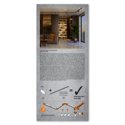 Lampa sliedei led cilindr. gu10 melna