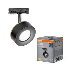 Spotlampa sliežu sistēmai 4.8w 830 melna