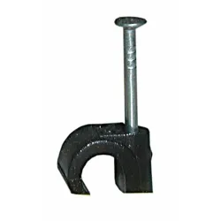 Kabeļu turētājs Baltplast, 4 - 6 mm, melna krās., 25 gab.