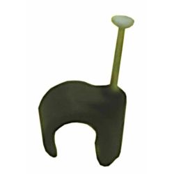 Skavas kabeļu 7-10mm, melns - 25gab.