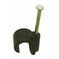 Skavas kabeļu 8-12mm, melns - 25gab.