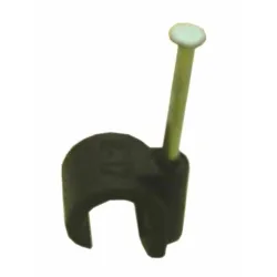 Kabeļu turētājs Baltplast, melna krās., 25 gab.