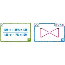 Spēle galda logic cards blue