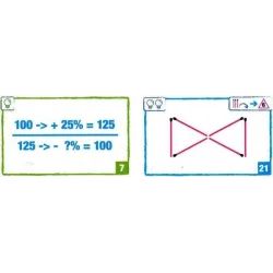 Spēle galda logic cards blue