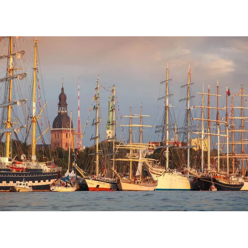 Puzle Brain Games Tall Ships Races 19913, 48.2 cm x 68.2 cm, 1000 gab., daudzkrāsaina