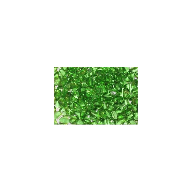 Stikla oļi zaļi frakcija 10-20 mm
